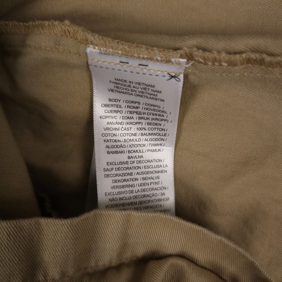 Polo Ralph Lauren Skirt Girls 10 Khaki Pleated Side Button Preppy School Uniform - Picture 4 of 8